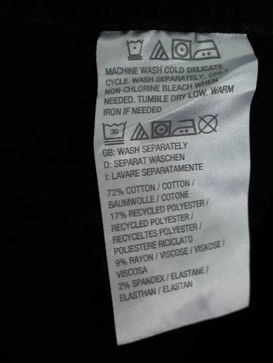 Isaac Mizrahi Womens Bootcut Jeans 18W Pullon Stretch Black 746A - Picture 7 of 7